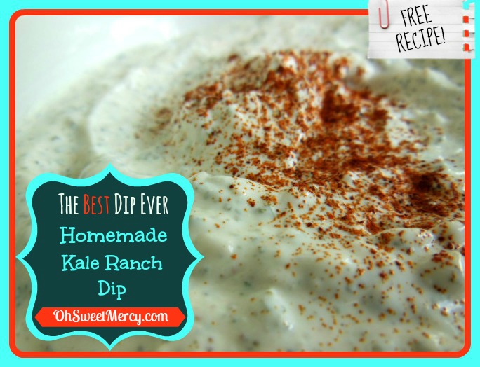 kale ranch dip