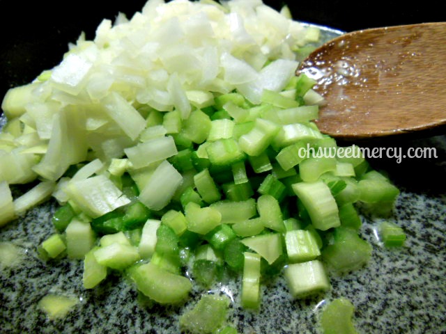 onions and celery
