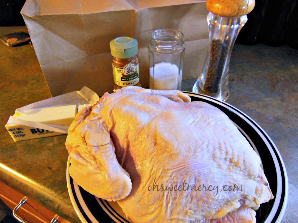 How to Make Brown Bag Chicken - a healthier alternative to plastic oven bags. #thm #vintagecookingmethods #chicken #recipes 