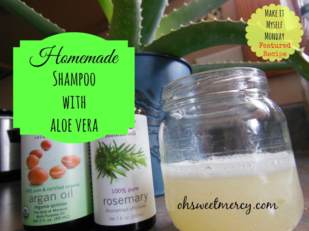 Homemade Shampoo with Aloe Vera