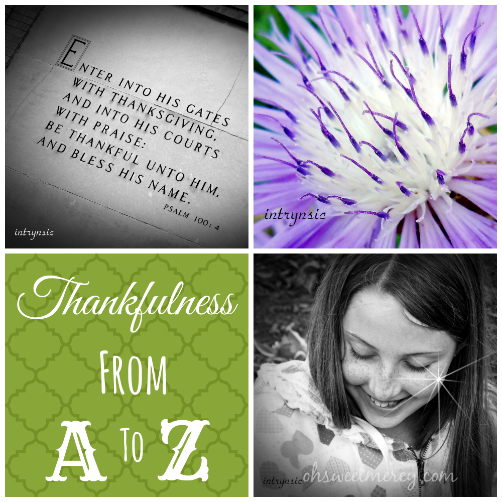 thankful a to z