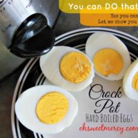 Crock Pot Hard Boiled Eggs (Waterless Method)