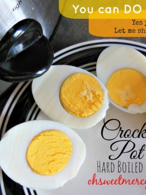 Crock Pot Hard Boiled Eggs | Oh Sweet Mercy#easy #crockpot #eggs #recipes #ohsweetmercy