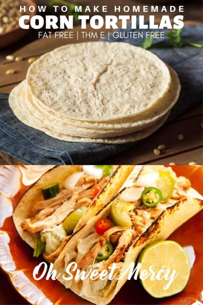 HOMEMADE CORN TORTILLAS PINTEREST PIN