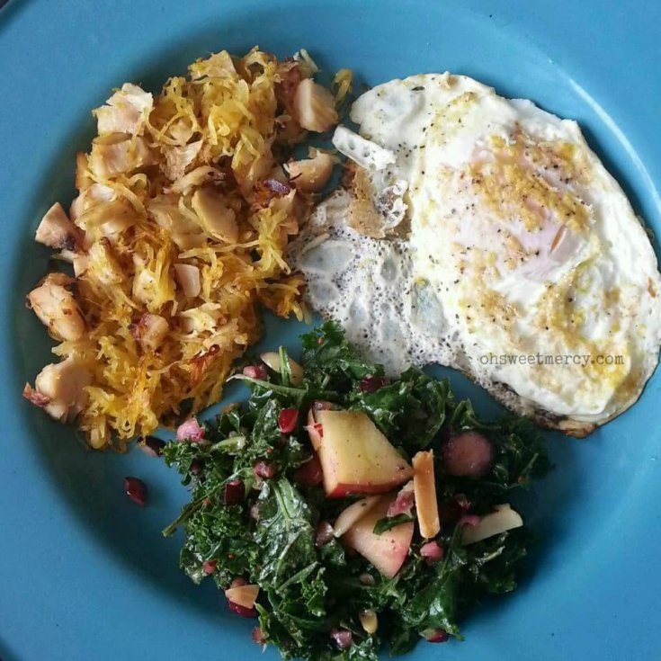 Dill Pickle Scrambled Eggs THM S or FP, VEGAN Option - Oh Sweet Mercy