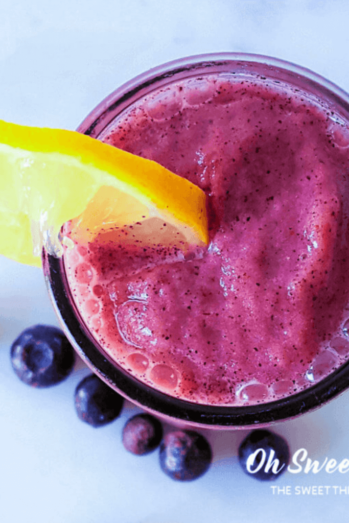 blueberry lemon smoothie
