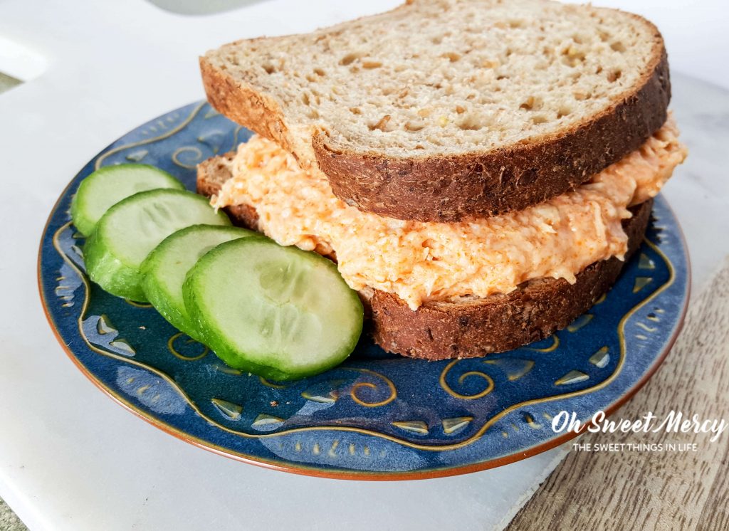 Make this spicy Sriracha Chicken Salad your way - lwo carb and all the fats, low fat, or no fat. Suitable for THM S, E or FP meals. Oh Sweet Mercy