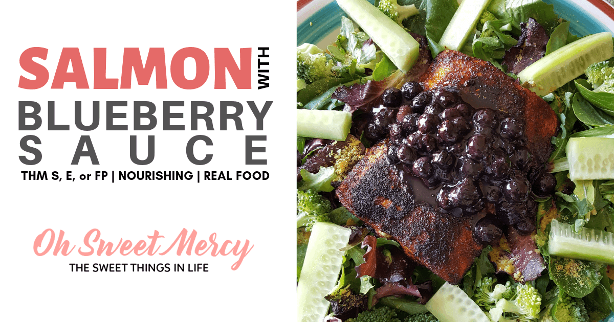 Salmon with Blueberry Sauce Nourish Brain and Body Oh Sweet Mercy