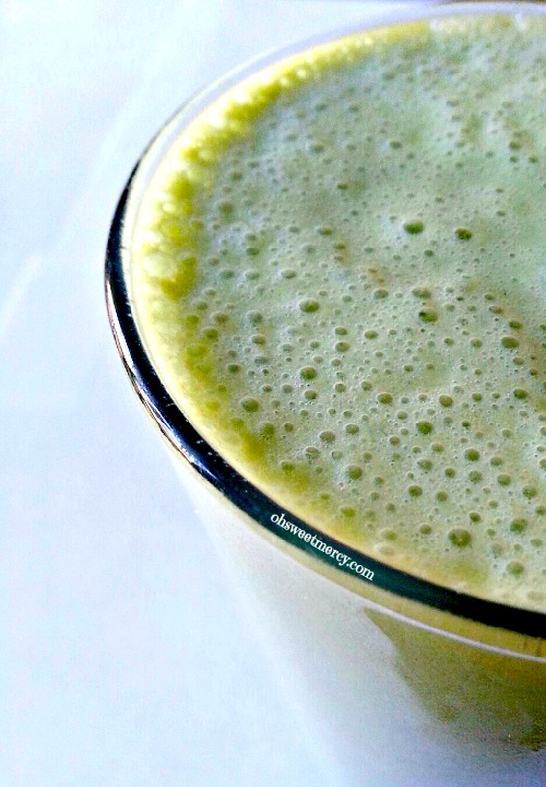 Creamy Mint Matcha Shake | Oh Sweet Mercy #easy #healthy #thm #recipes #shakes #matcha #ohsweetmercy