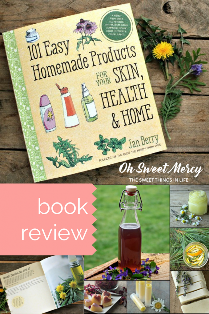 Read why you need to add The Nerdy Farm Wife's gorgeous book, 101 Easy Homemade Product for Skin, Health, and Home, to your herbal reference library. By Oh Sweet Mercy