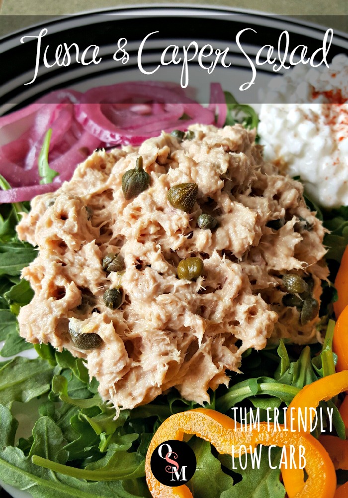 Tuna & Caper Salad | Oh Sweet Mercy #recipes #thm #lowcarb #capers #ohsweetmercy