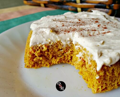 This scrumptious, antioxidant rich, low carb Carrot Cake with Caramel Cream Cheese Frosting is a perfect treat for the Trim Healthy Mama. #thm #lowcarb #cake #recipes