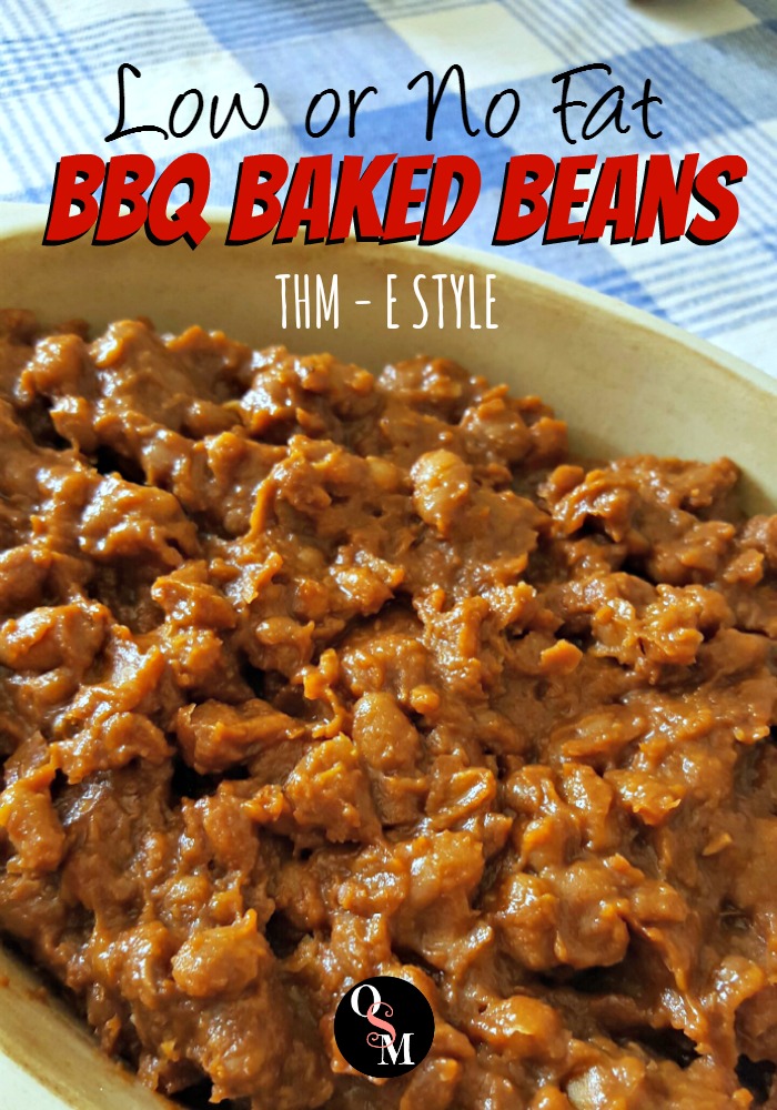 BBQ Baked Beans - Low or No Fat | Oh Sweet Mercy #thm #lowfat #recipes #ohsweetmercy