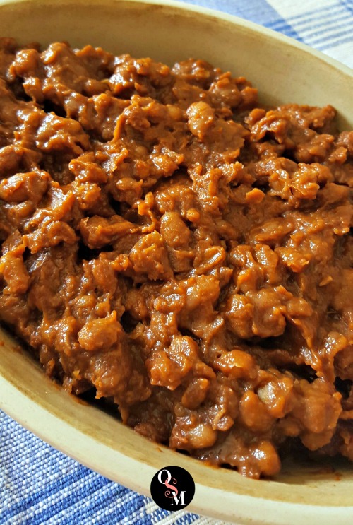 Low Fat BBQ Baked Beans | Oh Sweet Mercy #thm #lowfat #recipes #ohsweetmercy