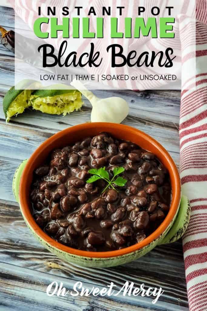 CHILI LIME BLACK BEANS PINTEREST PIN