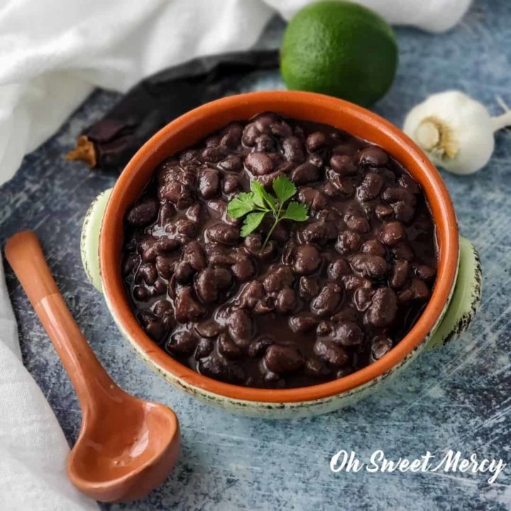 Bowl of Chili Lime Black Beans