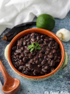 Bowl of Chili Lime Black Beans