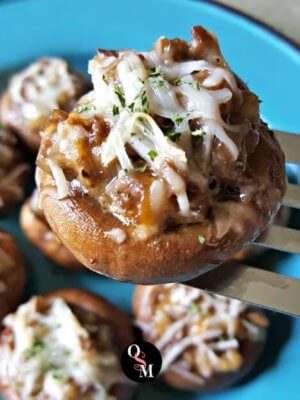 Easy Grain Free Stuffed Mushrooms - Oh Sweet Mercy