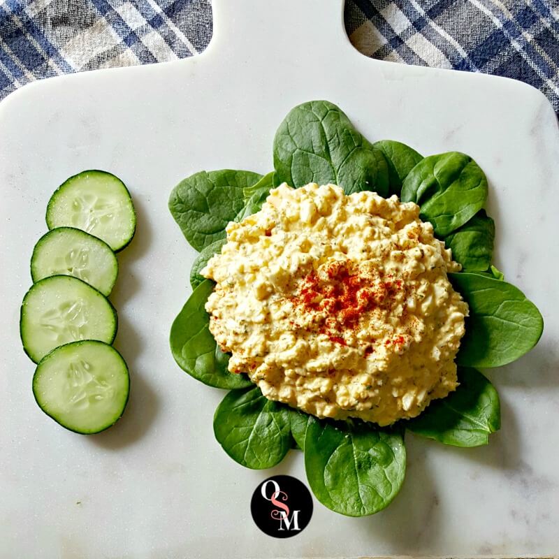 Creamy Ranch Egg Salad A Tasty No Mustard Recipe Oh Sweet Mercy