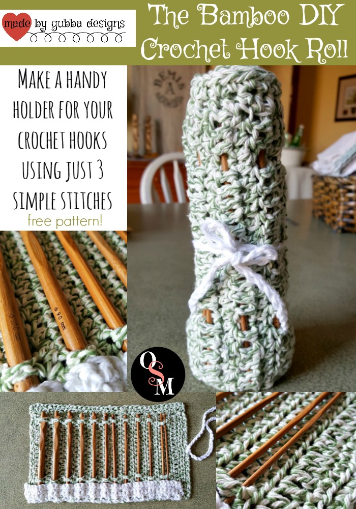 The Bamboo DIY Crochet Hook Roll {My Crochet Adventure} - Oh Sweet