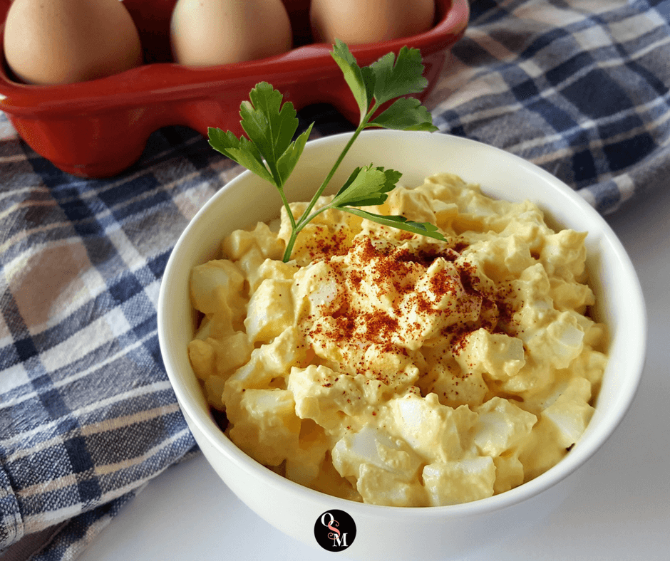 Sister's Simple Savory Egg Salad - Oh Sweet Mercy