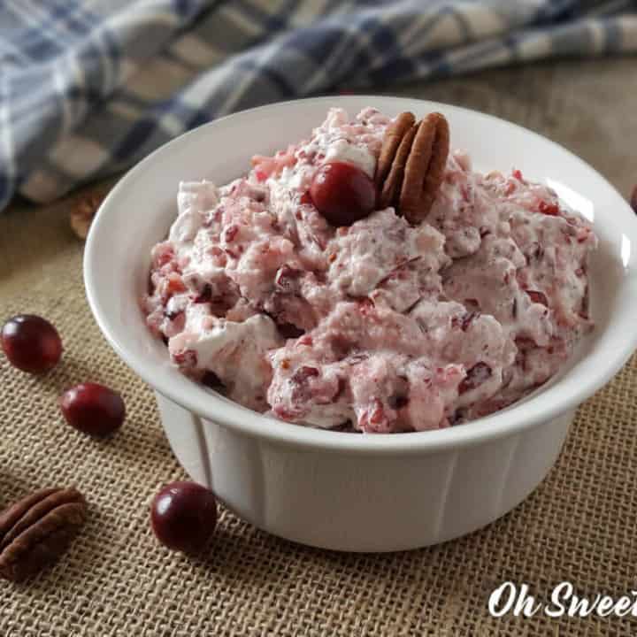 Aunt Kathy's Holiday Cranberry Salad - Low Carb and Sugar Free!