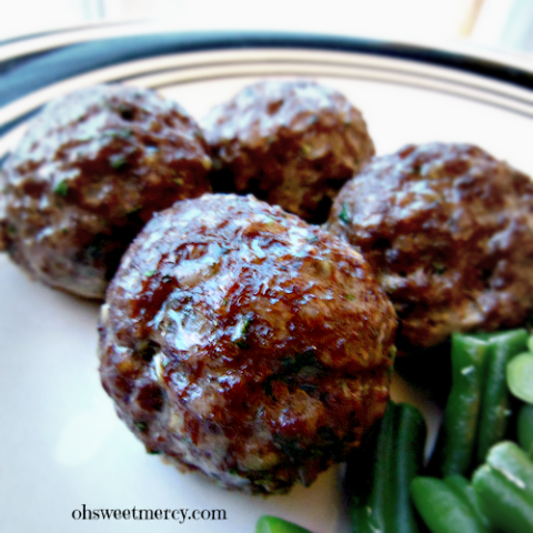 Easy Grain Free Venison Meatballs