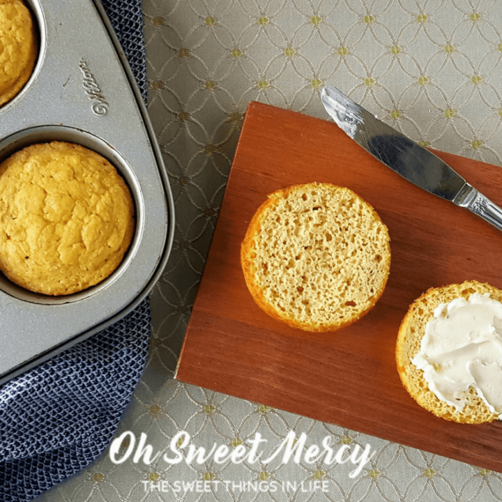 Garlic Biscuits in a Mug (or Muffin Pan)