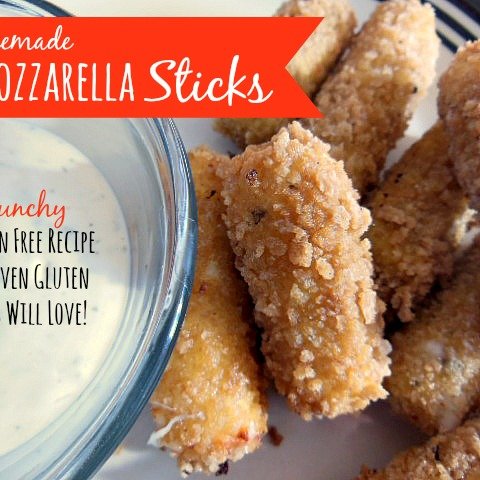 Homemade Mozzarella Cheese Sticks (NOT THM)