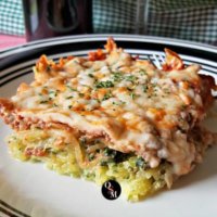 Italian Spinach Baked Spaghetti Squash | THM S or FP