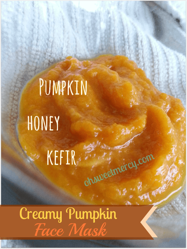 Creamy Pumpkin Face Mask Oh Sweet Mercy