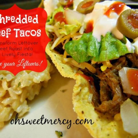 Shredded Beef Tacos | THM S, Low Carb