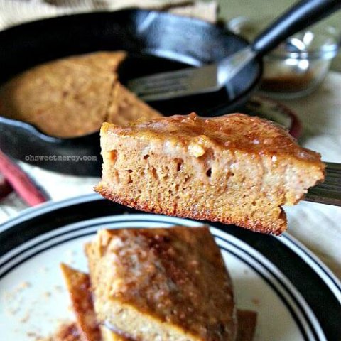 Spiced Coconut Flour Skillet Cake | THM S, Low Carb, Keto