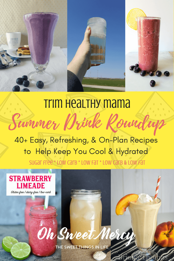THM Drink Recipes to keep you cool and hydrated when the heat is on this summer!