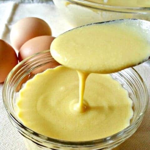 Easy Vanilla Custard Sauce - Sugar and Dairy Free