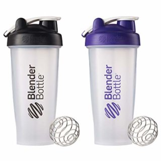 BlenderBottle Classic Loop Top Shaker Bottle, Colors May Vary, 28-Ounce 2-Pack