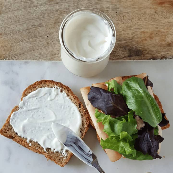 Low Fat Mayo - Bye Bye Dry Sandwiches! Super easy hack for low fat mayo, perfect for THM E and FP!