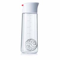 Whiskware Salad Dressing Shaker with BlenderBall Wire Whisk, Glass