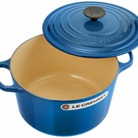 Le Creuset of America Cast Iron Cookware Round Dutch Oven, 5.25Qt, Marseille