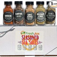 FreshJax Seasoned Sea Salts Gift Set, (Set of 5)