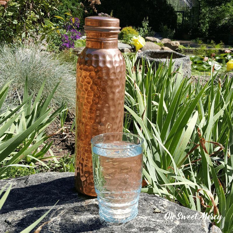 Copper H2O Copper Water Bottle - why I drink #copperwater plus a #giveaway