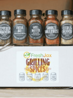 November Birthday Bash Giveaway #2 - FreshJax Spices Grilling Spices Gift Set! Spice up your meals with these handcrafted organic spices made with real food, nothing artificial! #giveaway #thm #spices #seasonings