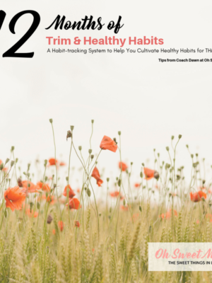 Use this FREE printable habit tracker to help you build 12 Good Trim and Healthy habits for THM success. #thm #freeprintable