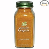 Simply Organic Curry Powder Certified Organic, 3-Ounce Bottles (Pack of 3)