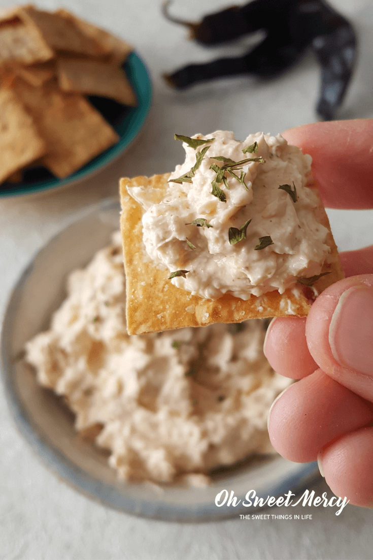 This easy, low carb Chipotle Cheese Dip is ready in 10 minutes or less! Perfect for snacking or party appetizers. #thm #keto #lowcarb #appetizers #snacks