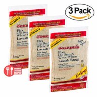 Value 3 Pack: Joseph's Lavash Bread Reduced Carb - 4 Square Breads