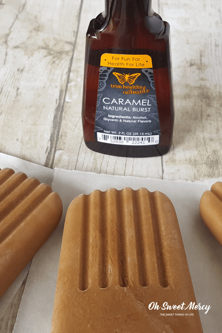 Sugar Free Caramel Latte Popsicles with Dandy Blend are a nourishing THM treat. THM S or FP #thm # sugarfree #lowcarb #popsicles