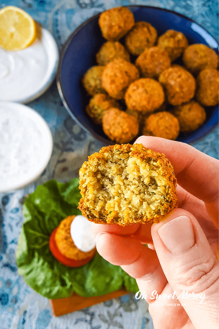 Air Fried Falafel Balls in the Ninja Foodi Pressure Cooker