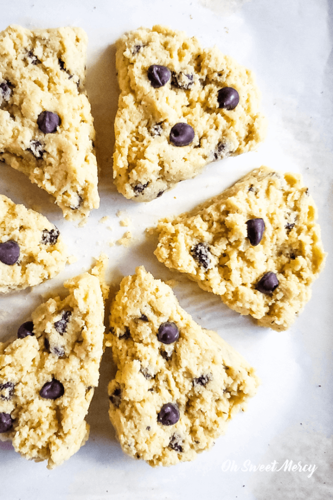 Scones before baking