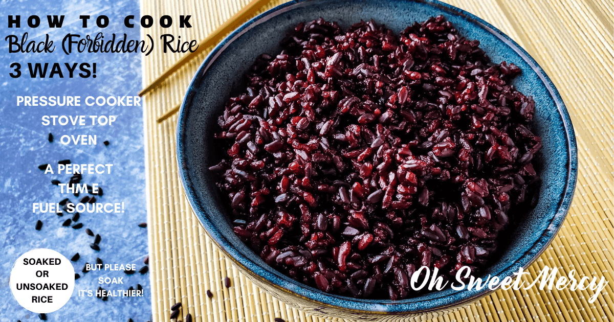 How to Cook Black Rice in Rice Cooker - Foolproof Living